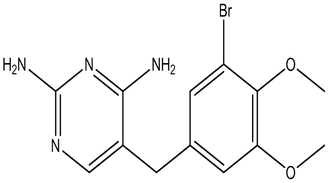 Trimethoprim EP Impurity F \ 3-Desmethoxy 3-Bromo Trimethoprim